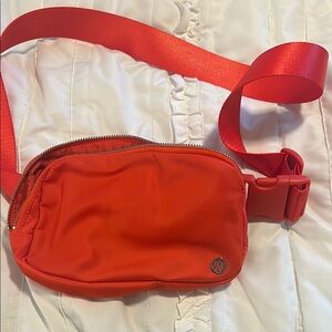 Lululemon Red Belt Bag